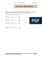 Chapter-1 Successive Differentiation: Topic-1.1