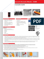 FiAM Intumescent Acoustic Mastic