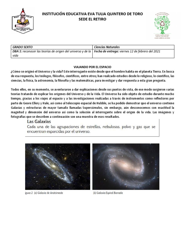 Teorías del Origen del Universo y Vida | PDF | Big Bang | Universo