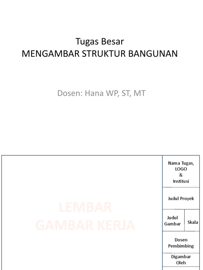 MSB Gambar Kerja | PDF