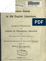 Precious Stones in Old English Literature.