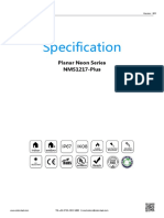 Planar Neon Series Specification Sheet