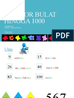 Nombor Bulat Hingga 1000