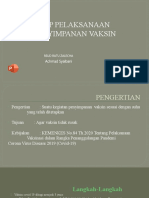 1 - Achmad Syaibani - Sop Pelaksanaan Penyimpanan Vaksin