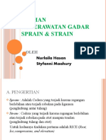 Asuhan Keperawatan Gadar Sprain & Strain