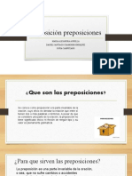 Exposición Preposiciones