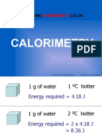 Calorimetry Sheet