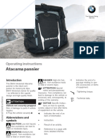 Atacama Pannier: Operating Instructions