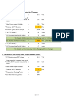 1-Calculation of The Peak Power Output of The PV System