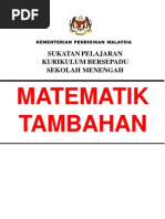 Matematik - KBSM - Matematik Tambahan