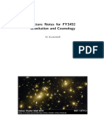 Lecture Notes For FY3452 Gravitation and Cosmology: M. Kachelrieß