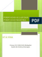 Afal Allah dan Afal Ibad