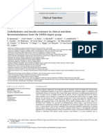 03 2017 Espen Carbohydrates and Insulin Resistance in Clinical Nutrition