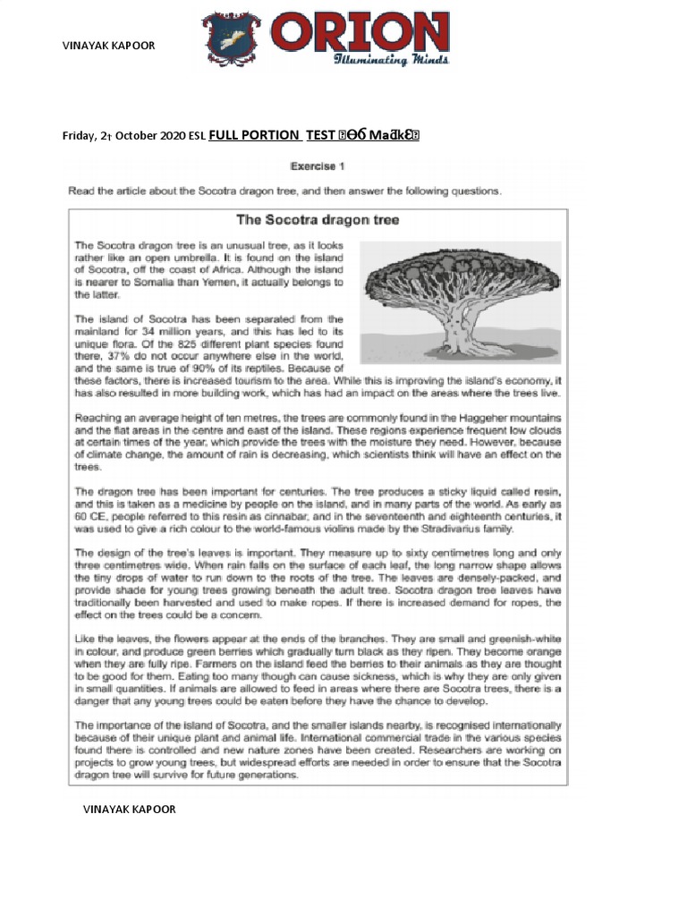 Edited Reading and Writing Paper PDF Trees Nature