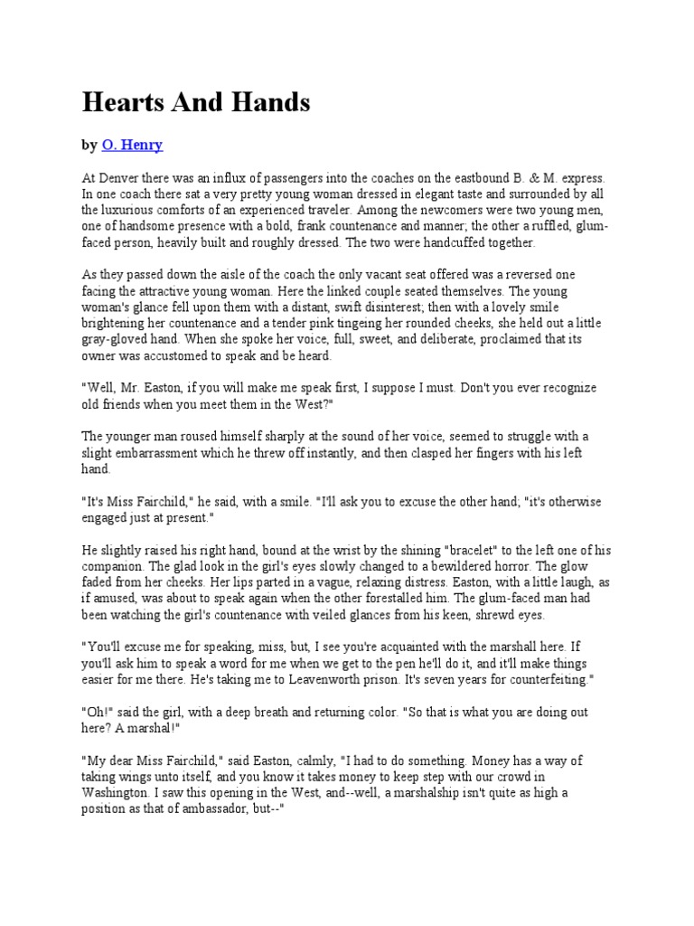 Hearts and Hands PDF Handcuffs Irony