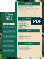 Green and Brown Duotone Commercial Appraiser Real Estate Resume