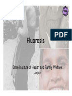 Fluorosis Fluorosis: Stti Tit T FH LTH DF Ilwlf State Institute of Health and Family Welfare, Jaipur