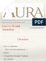 Love vs. Sexual Attraction: David Tian, PH.D., and Aura Transformation Present