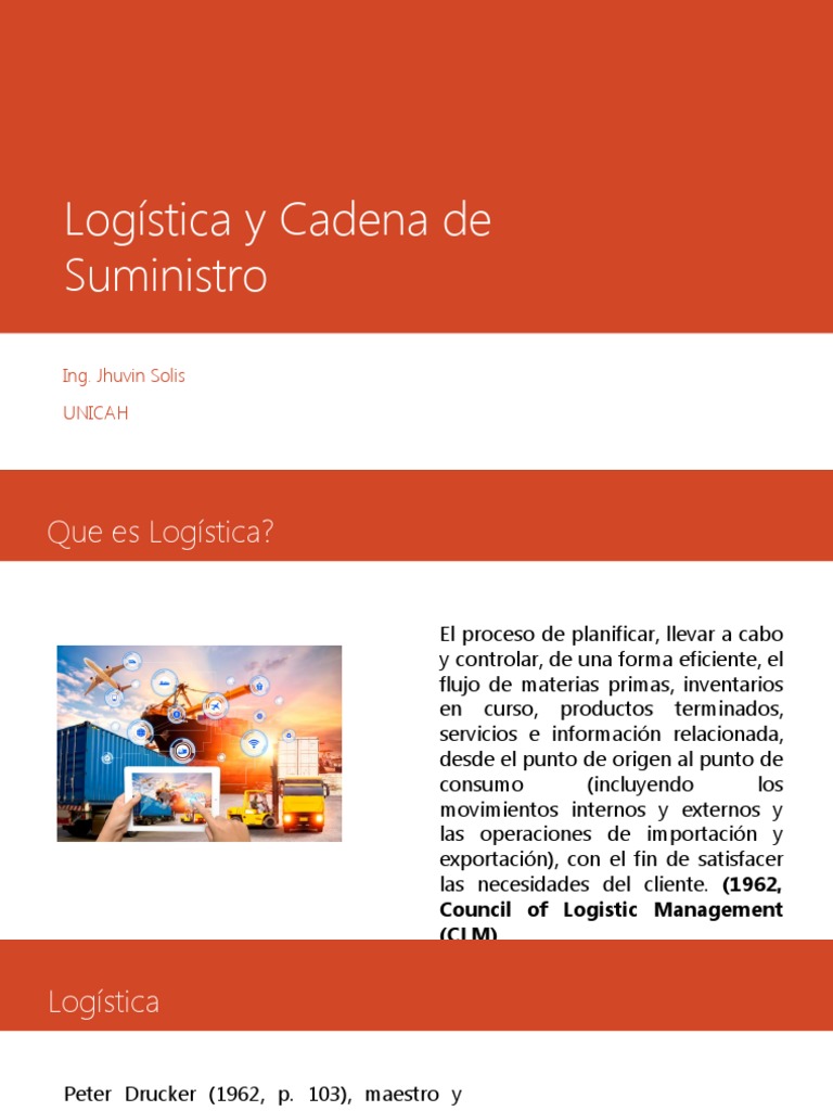 Logística y Cadena de Suministro | PDF | Logística | Gestión de la ...