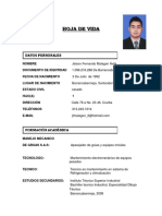 Hoja de Vida Actualizada