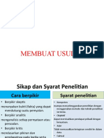 Membuat Usulan