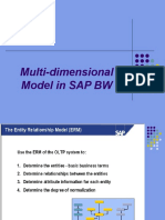 Multi-Dimensional Model in SAP BW