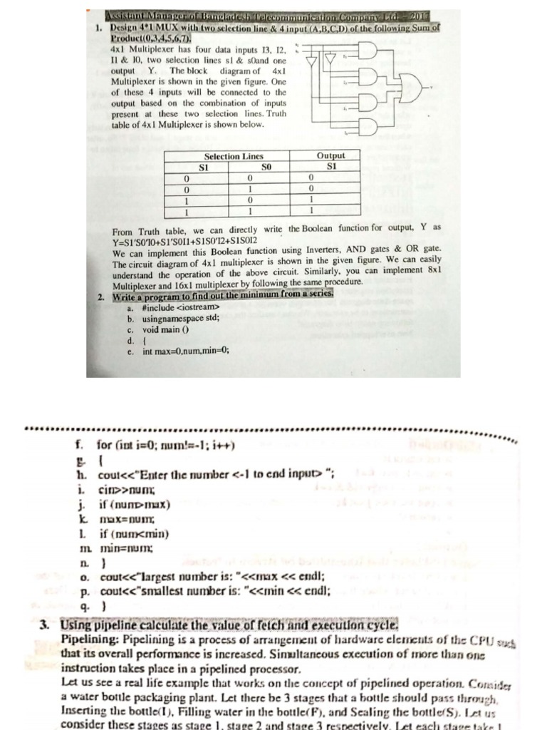 BTCL Assistant Manager Technical Question 2017 PDF