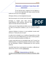 15M10A01  Apprendimento continuo è una base del successo 12-10-2015 Successo 7 ST1