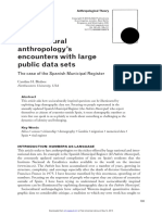 sociocultural encounters whit numbers