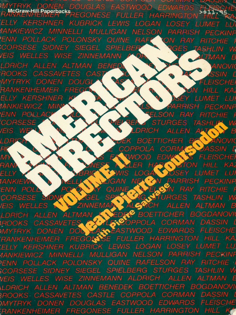 Eden Mor - American Directors Vol II - Jean-Pierre Coursodon | PDF | Cinema
