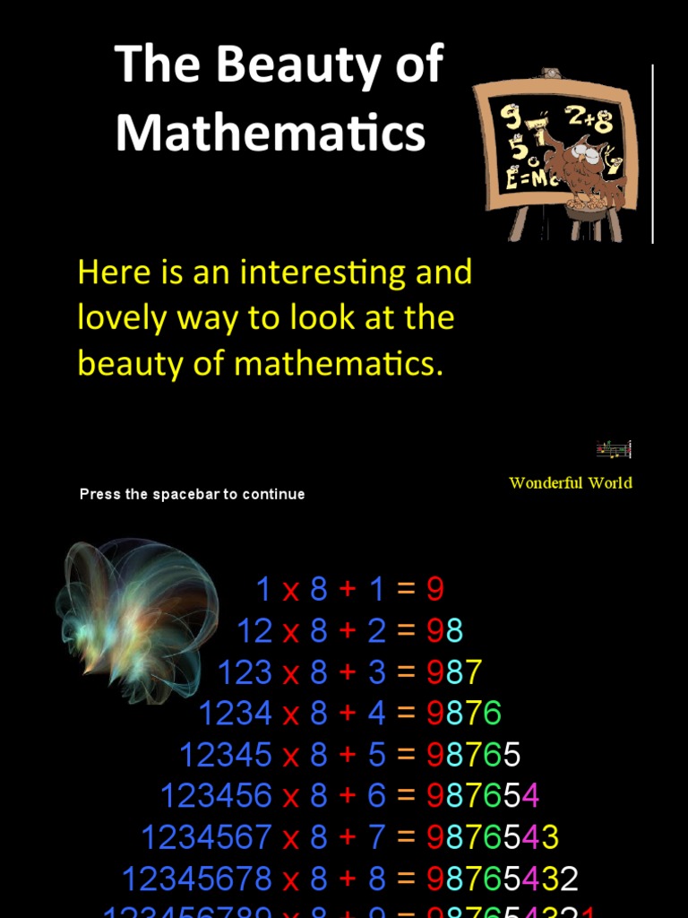 The Beauty and Symmetry of Mathematics | PDF | Cognition