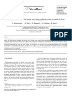 Convective Heat Transfer Inside A Rotating Cylinder With An Axial Air Flow