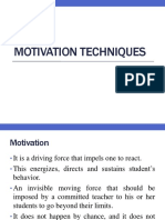 Motivation Techniques