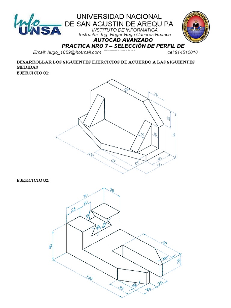 Practica 7 - Autodesk Inventor | PDF