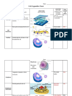 Cell Organelle Chart-1