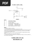 8 Watt Audio Amp.: M.WAQAS AWAN./elt - Eng