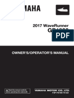 2017 Waverunner: Owner'S/Operator'S Manual