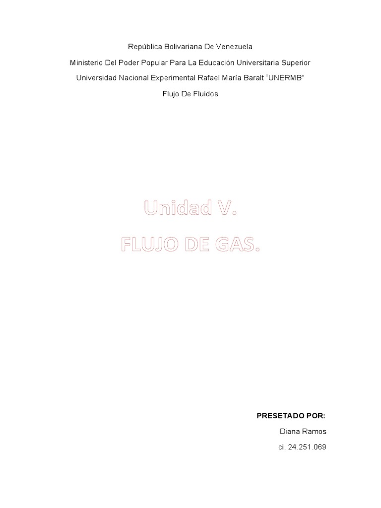 Flujo de Gas en Tuberías y Presión | PDF | Presión | Gases