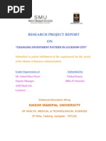 RESEARCH PROJECT REPORT