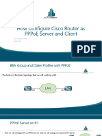 Configuring PPPoE Server &Client on Cisco Routers