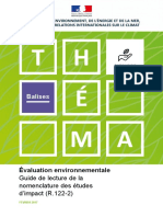 Théma - Évaluation Environnementale - Guide de Lecture de La Nomenclature Des Études D'impact