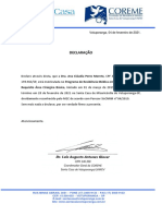 Declaração Previsão Conclusão PRM Dra. Ana Cláudia Peres Moreto