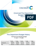 Cincinnati Fire Department Budget Presentation