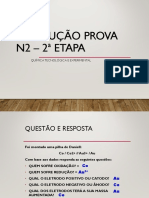 Resolução prova Química Tecnológica