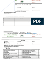 Faculty of Nursing: Total Grade: / 15