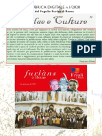 Rubrica digitale di Fradae e Culture