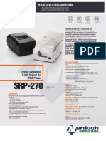 Fiscal Suggestion 3 Inch Impact Dot POS Printer: Jr. Cuzco 492. Cercado de Lima