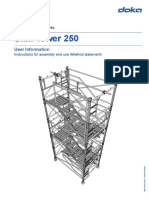 Stair Tower 250: User Information