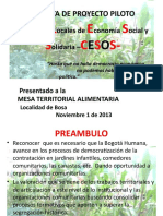 Cesos Presentacion Mesa Territorial Alimentaria Bosa 1 de Noviembre 2013