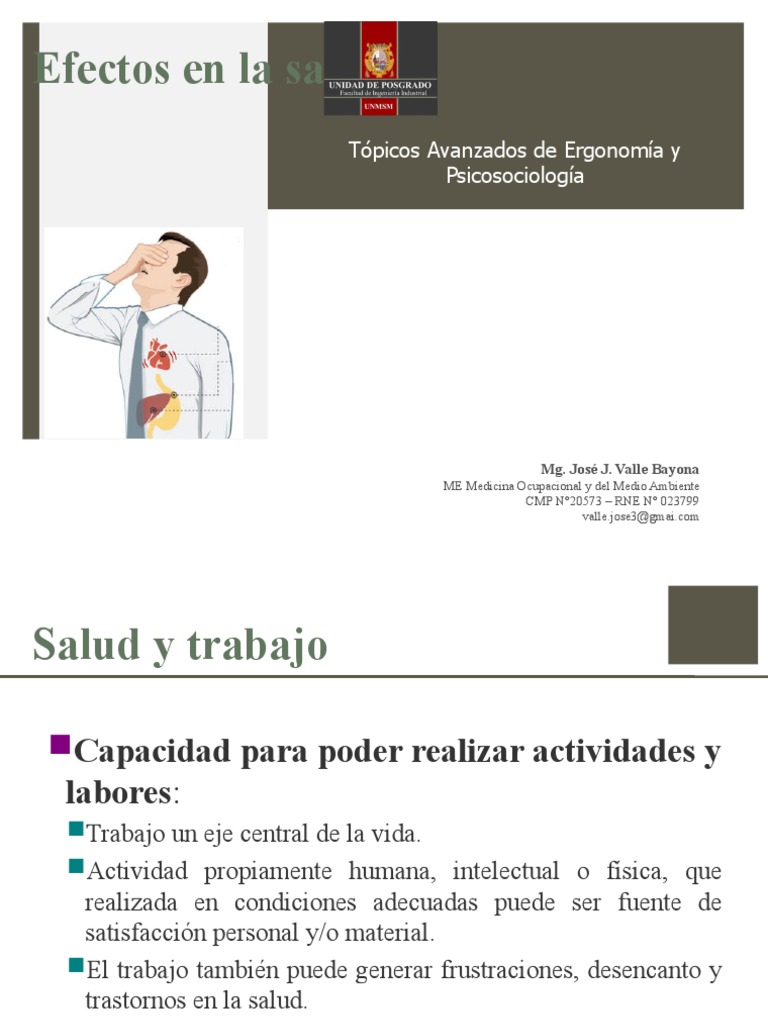 Efectos de la Fatiga en la Salud Laboral | PDF | Dormir | Burnout ...